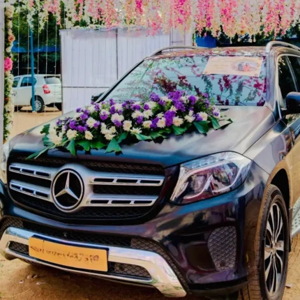 Elegant Mercedes Wedding Car Decoration Gurgaon Delhi Noida