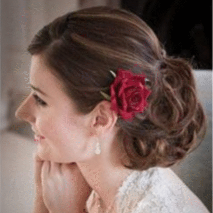 Rose Hair Pin - Set Of 2 pcs