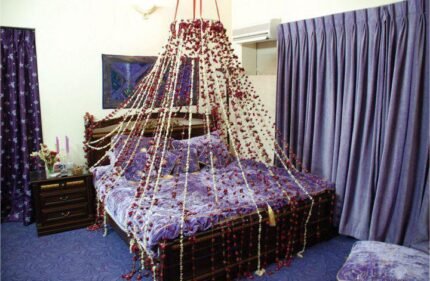 bridal bed room decoration